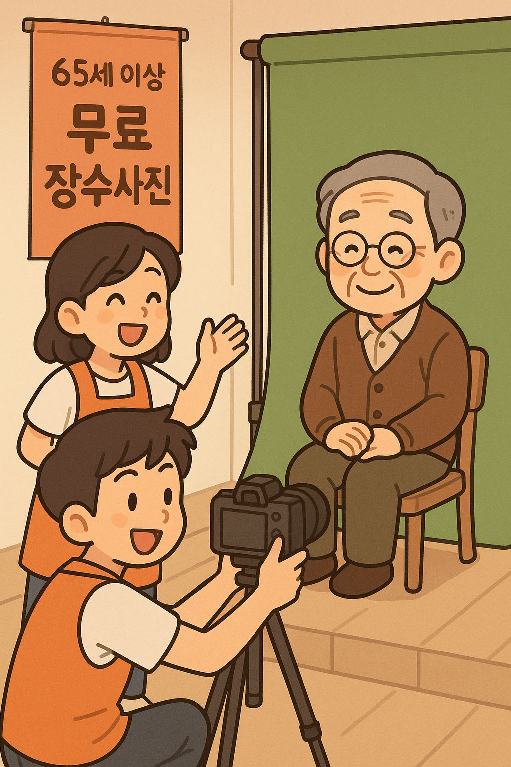 “찾아가는 행복 사진관” 이 갑니다.